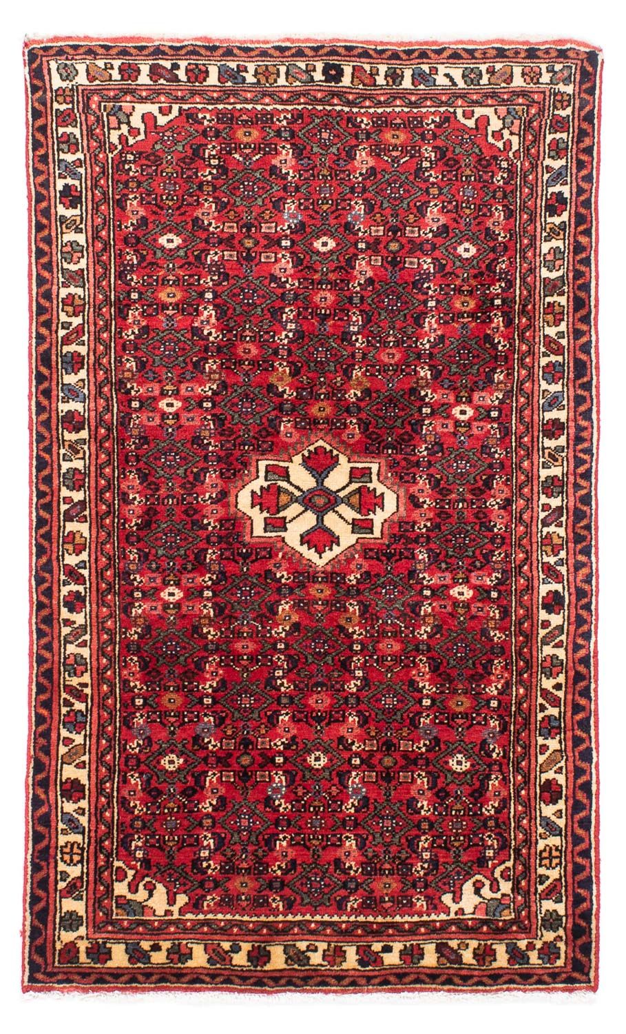 Alfombra persa - Nómada - 155 x 100 cm - rojo