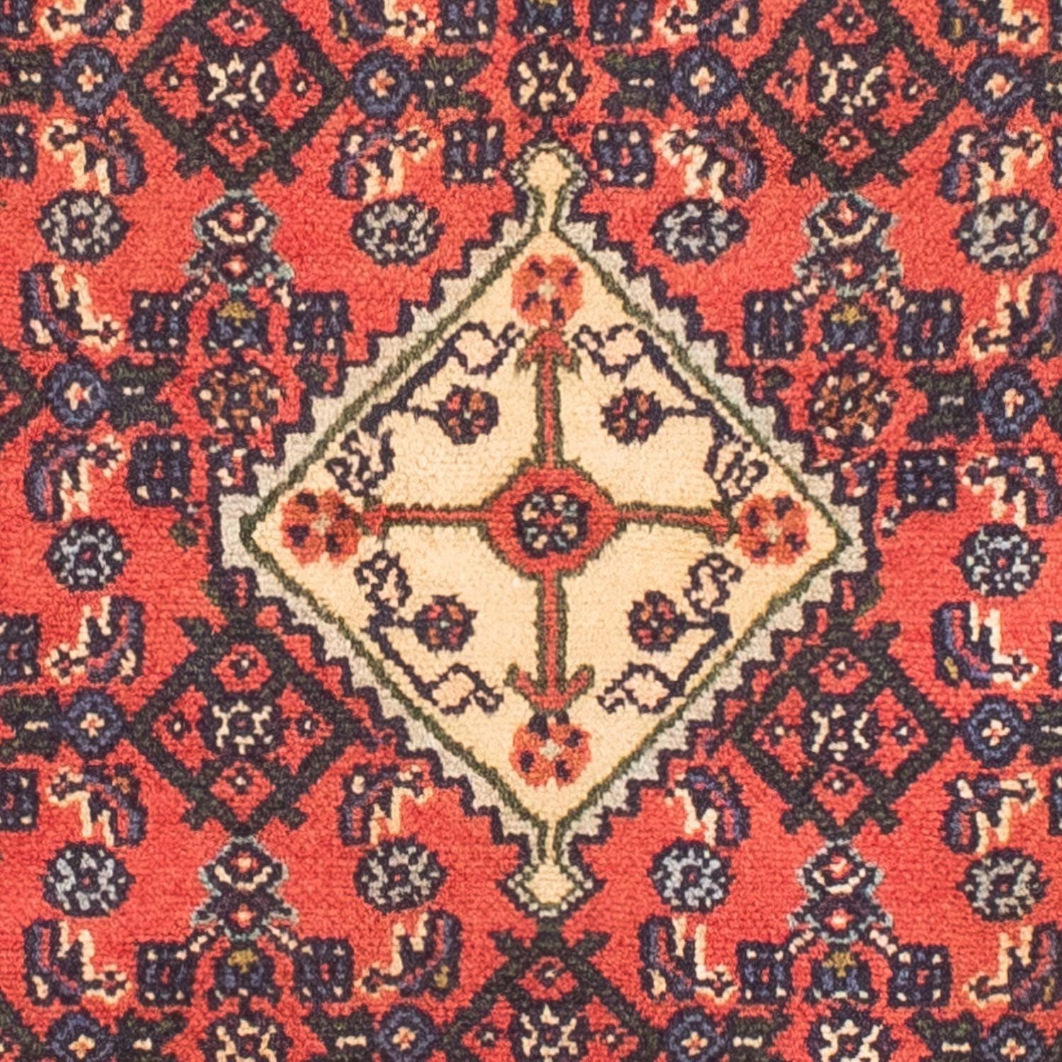 Alfombra persa - Nómada - 150 x 98 cm - rojo claro