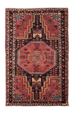 Alfombra persa - Nómada - 135 x 90 cm - azul oscuro