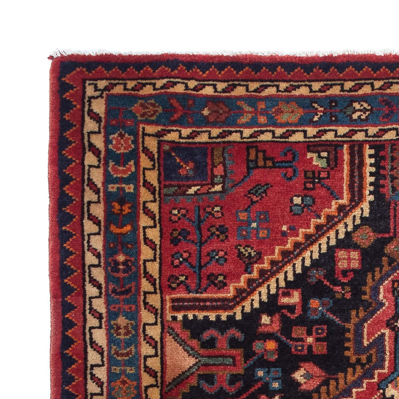Alfombra persa - Nómada - 127 x 95 cm - azul oscuro
