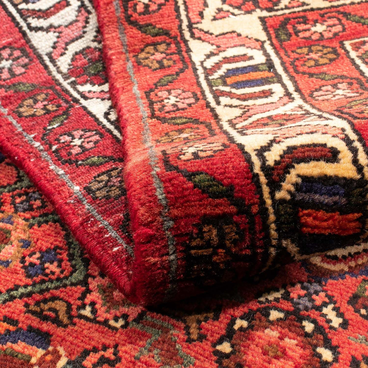 Alfombra persa - Nómada - 155 x 100 cm - rojo