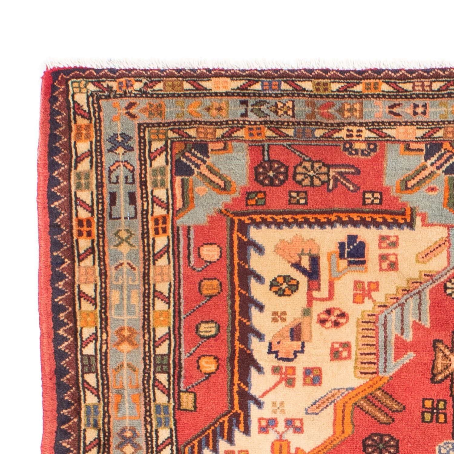 Alfombra persa - Nómada - 170 x 115 cm - rojo