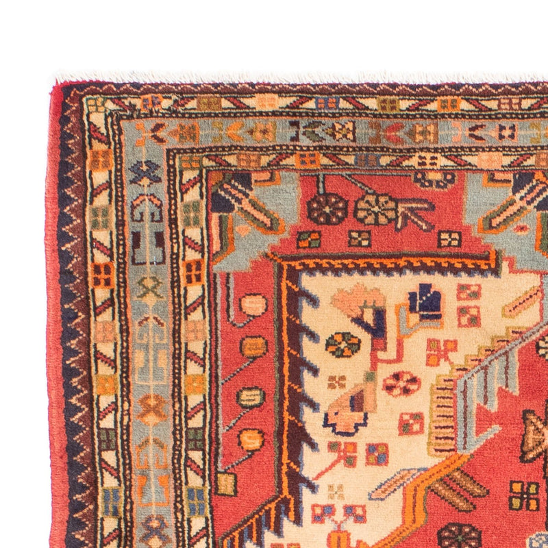 Alfombra persa - Nómada - 170 x 115 cm - rojo