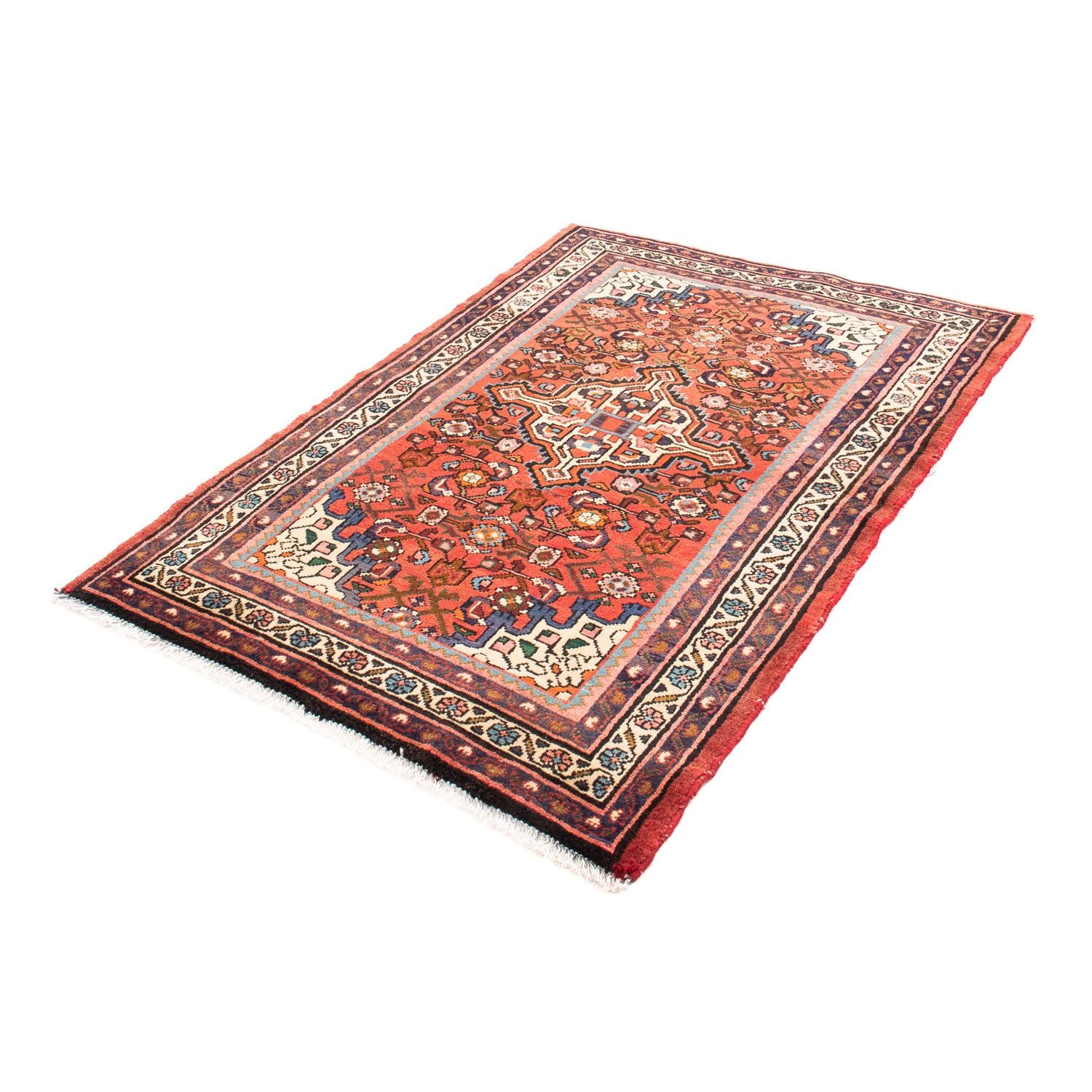 Alfombra persa - Nómada - 157 x 110 cm - rojo