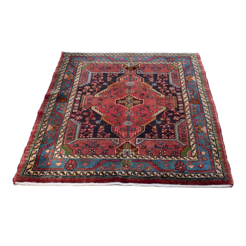 Alfombra persa - Nómada - 155 x 108 cm - rojo oscuro