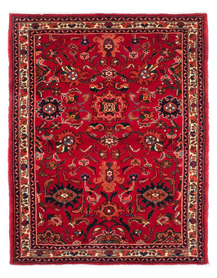 Alfombra persa - Nómada - 160 x 112 cm - rojo oscuro