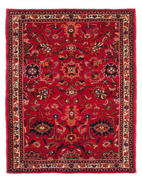 Alfombra persa - Nómada - 160 x 112 cm - rojo oscuro
