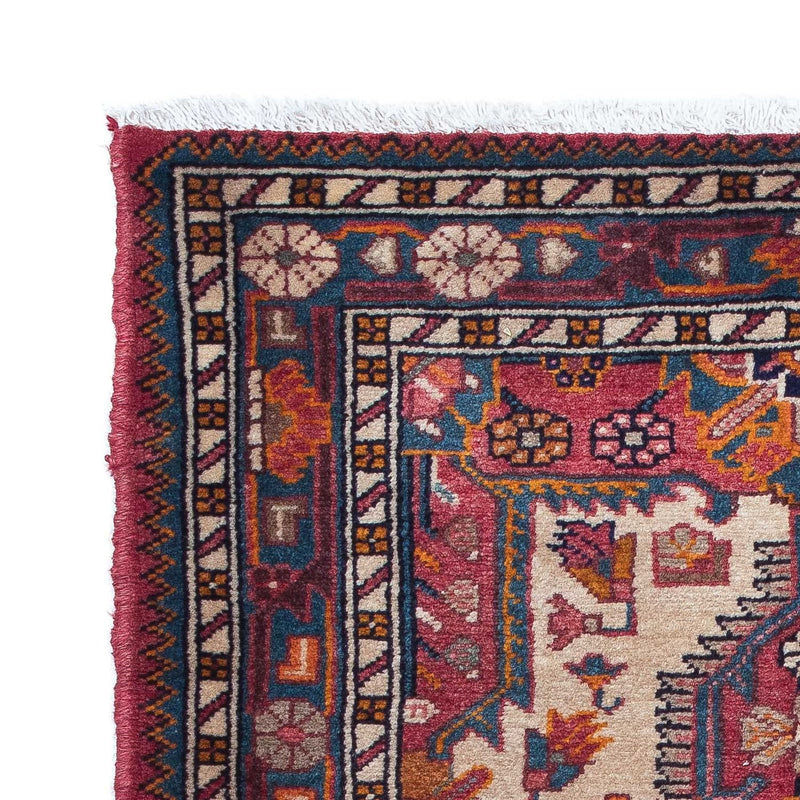 Alfombra persa - Nómada - 133 x 92 cm - multicolor