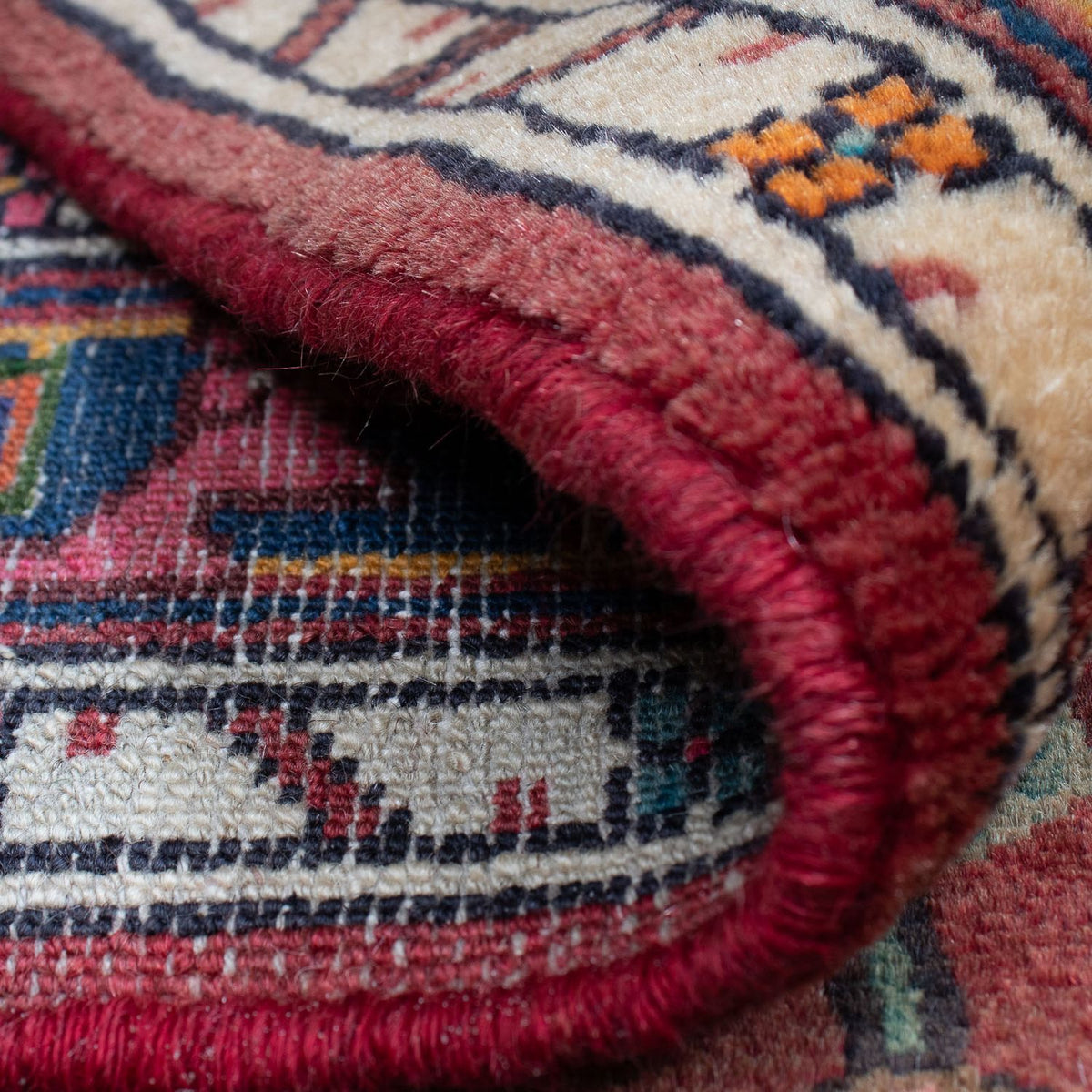 Alfombra persa - Nómada - 130 x 95 cm - multicolor