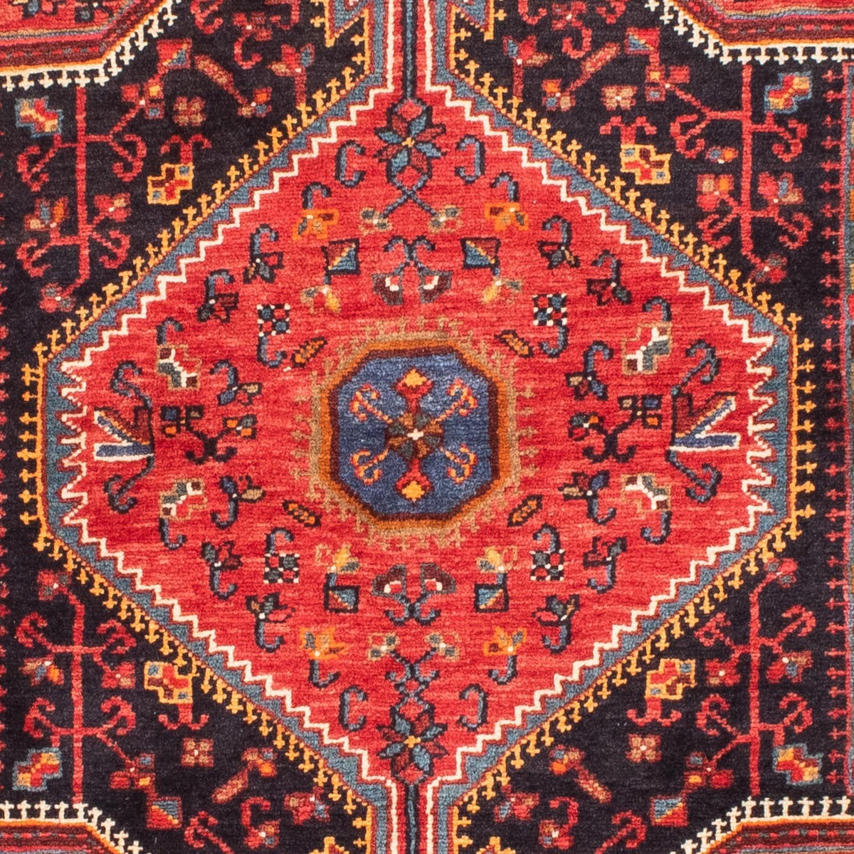 Alfombra persa - Nómada - 160 x 115 cm - rojo