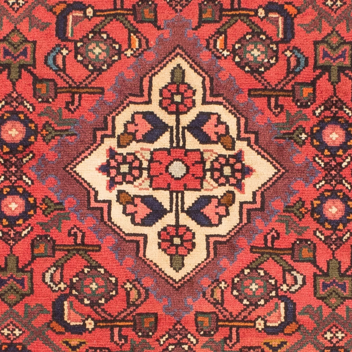 Alfombra persa - Nómada - 150 x 103 cm - rojo