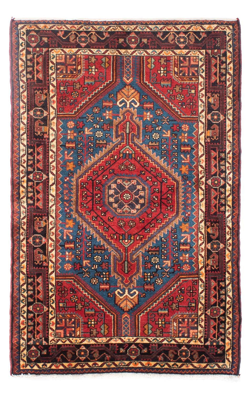 Alfombra persa - Nómada - 163 x 107 cm - rojo oscuro