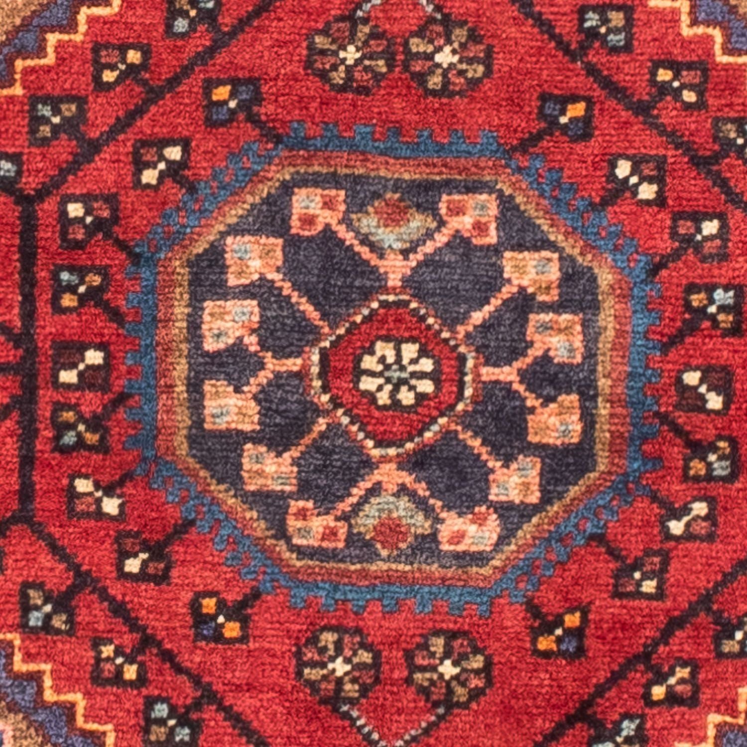 Alfombra persa - Nómada - 163 x 107 cm - rojo oscuro