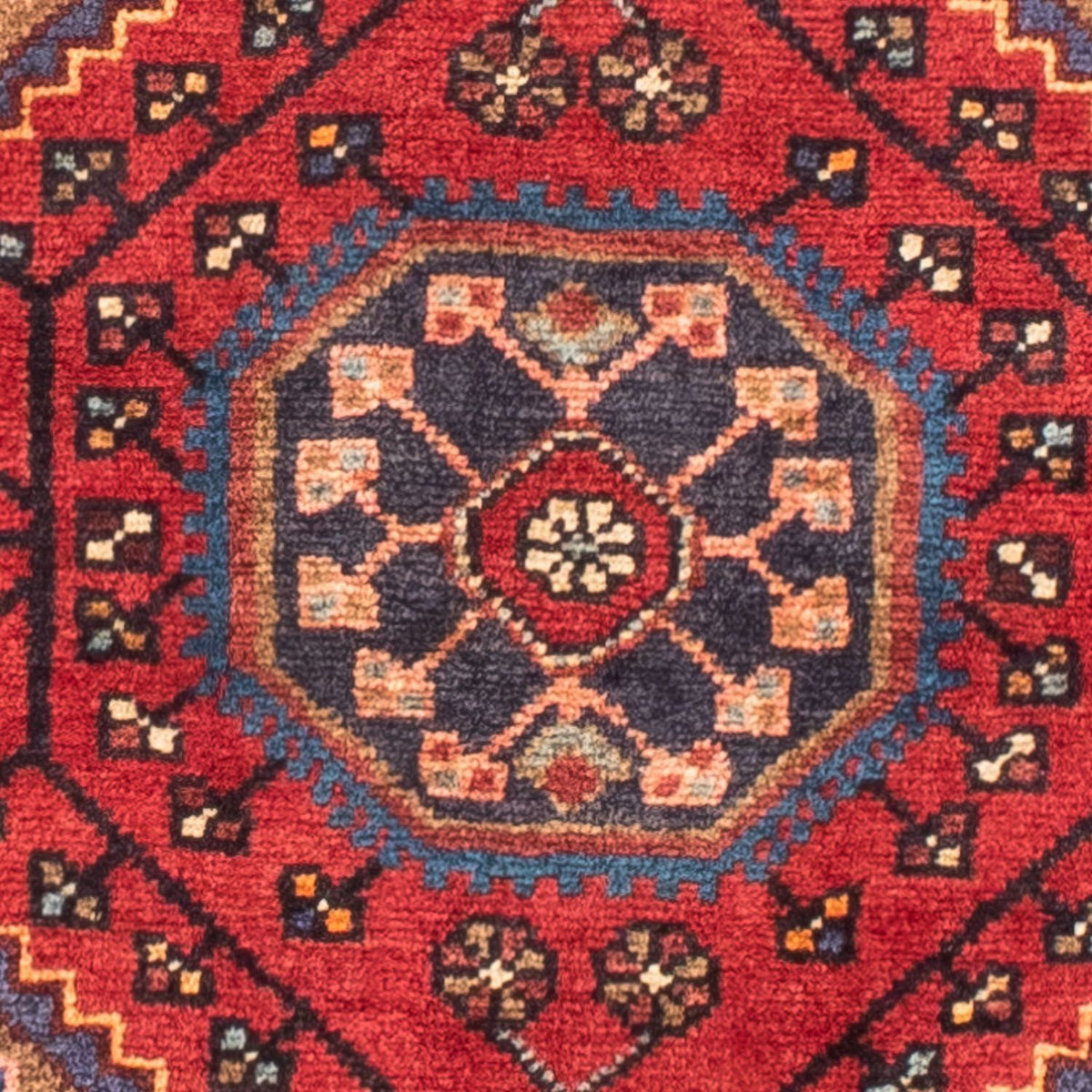 Alfombra persa - Nómada - 163 x 107 cm - rojo oscuro
