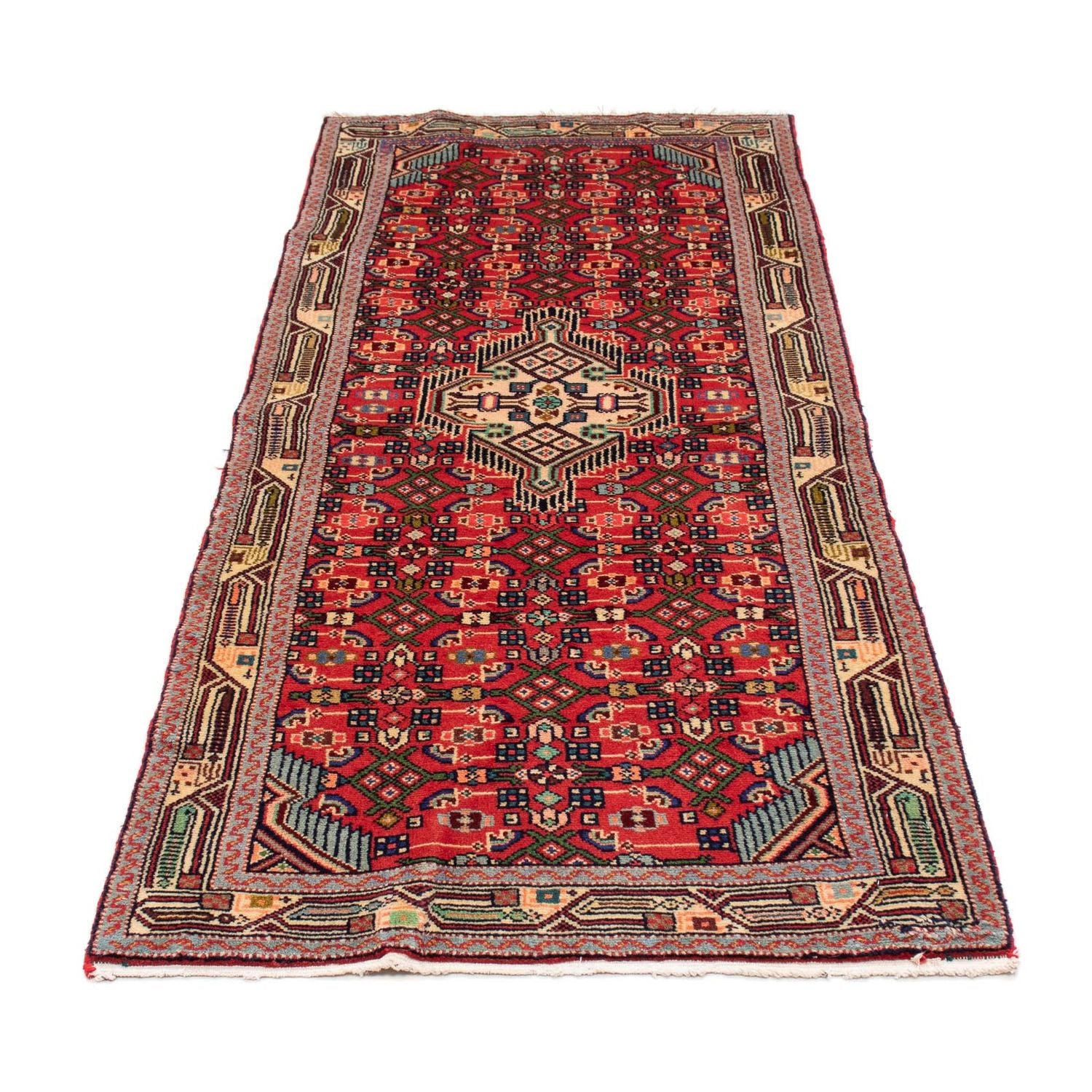 Alfombra de pasillo Alfombra persa - Nómada - 190 x 78 cm - rojo claro