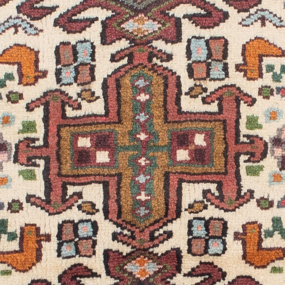 Alfombra de pasillo Alfombra persa - Nómada - 210 x 75 cm - beige