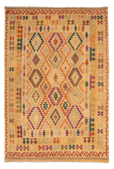 Kilim Maimana Alfombra 196x295cm - Alfombra de lana