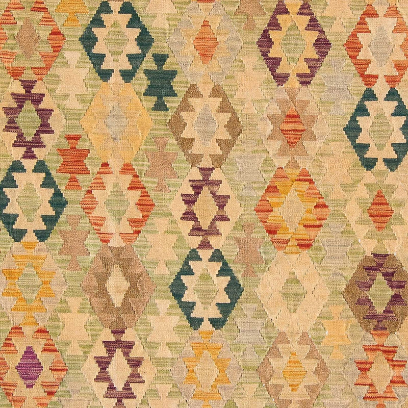 Alfombra Kelim - Splash - 287 x 199 cm - beige