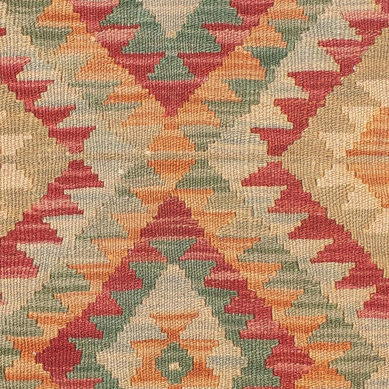 Alfombra de pasillo Alfombra Kelim - Splash - 194 x 63 cm - multicolor