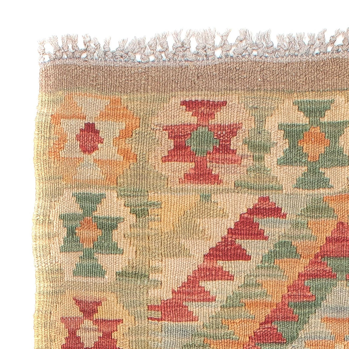 Alfombra de pasillo Alfombra Kelim - Splash - 194 x 63 cm - multicolor