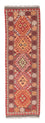 Alfombra de pasillo Alfombra Kelim - Splash - 183 x 58 cm - rojo