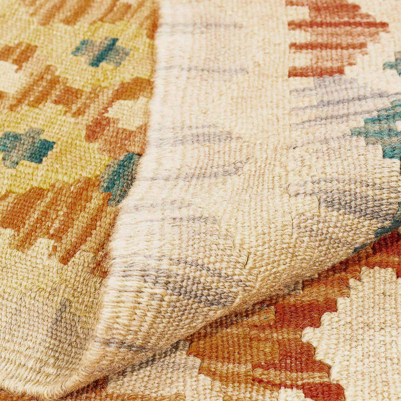 Alfombra Kelim - Splash - 299 x 203 cm - multicolor