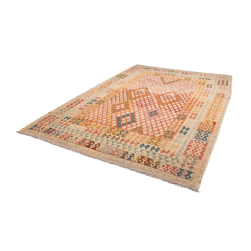 Alfombra Kelim - Splash - 299 x 203 cm - multicolor