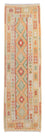 Alfombra de pasillo Alfombra Kelim - Splash - 287 x 83 cm - multicolor