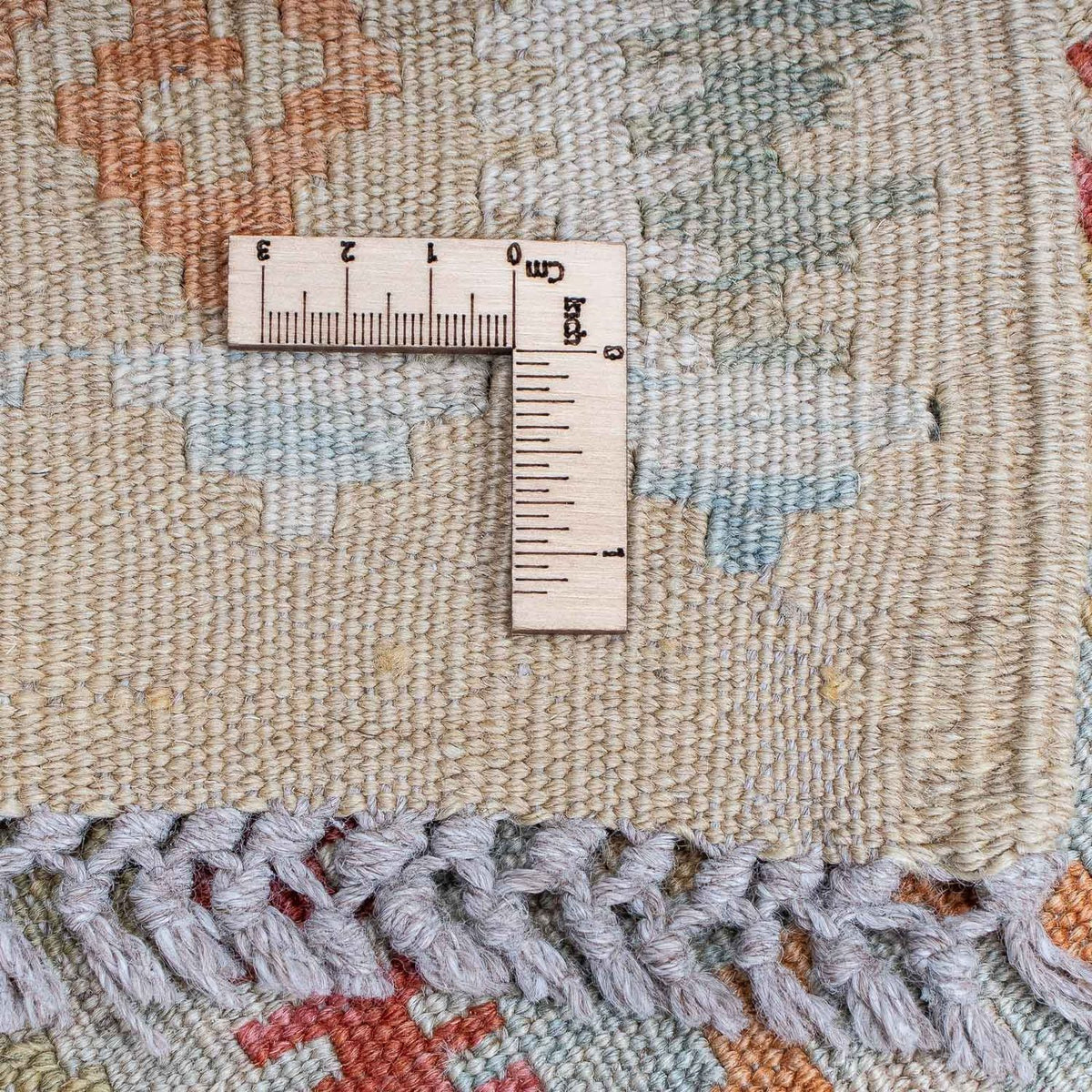 Alfombra de pasillo Alfombra Kelim - Splash - 287 x 83 cm - multicolor