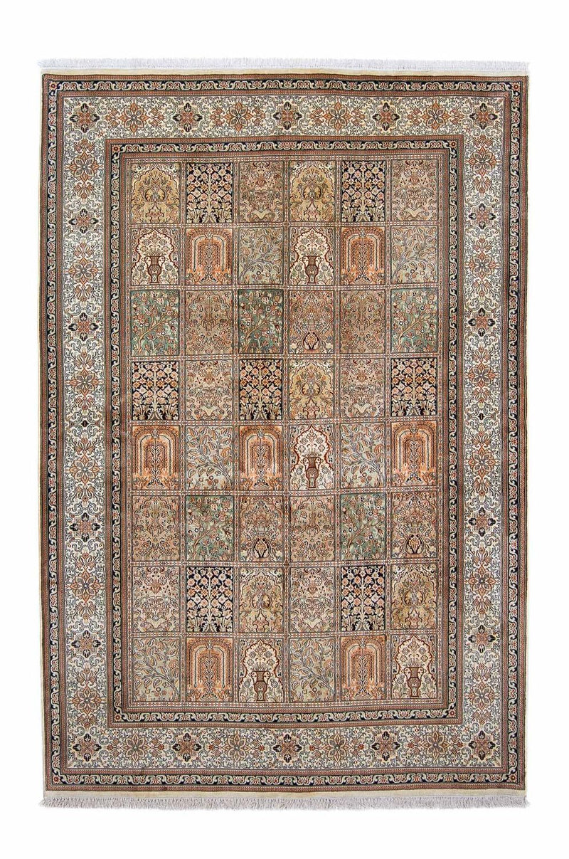 Alfombra de seda - Seda de Cachemira - 260 x 172 cm - multicolor