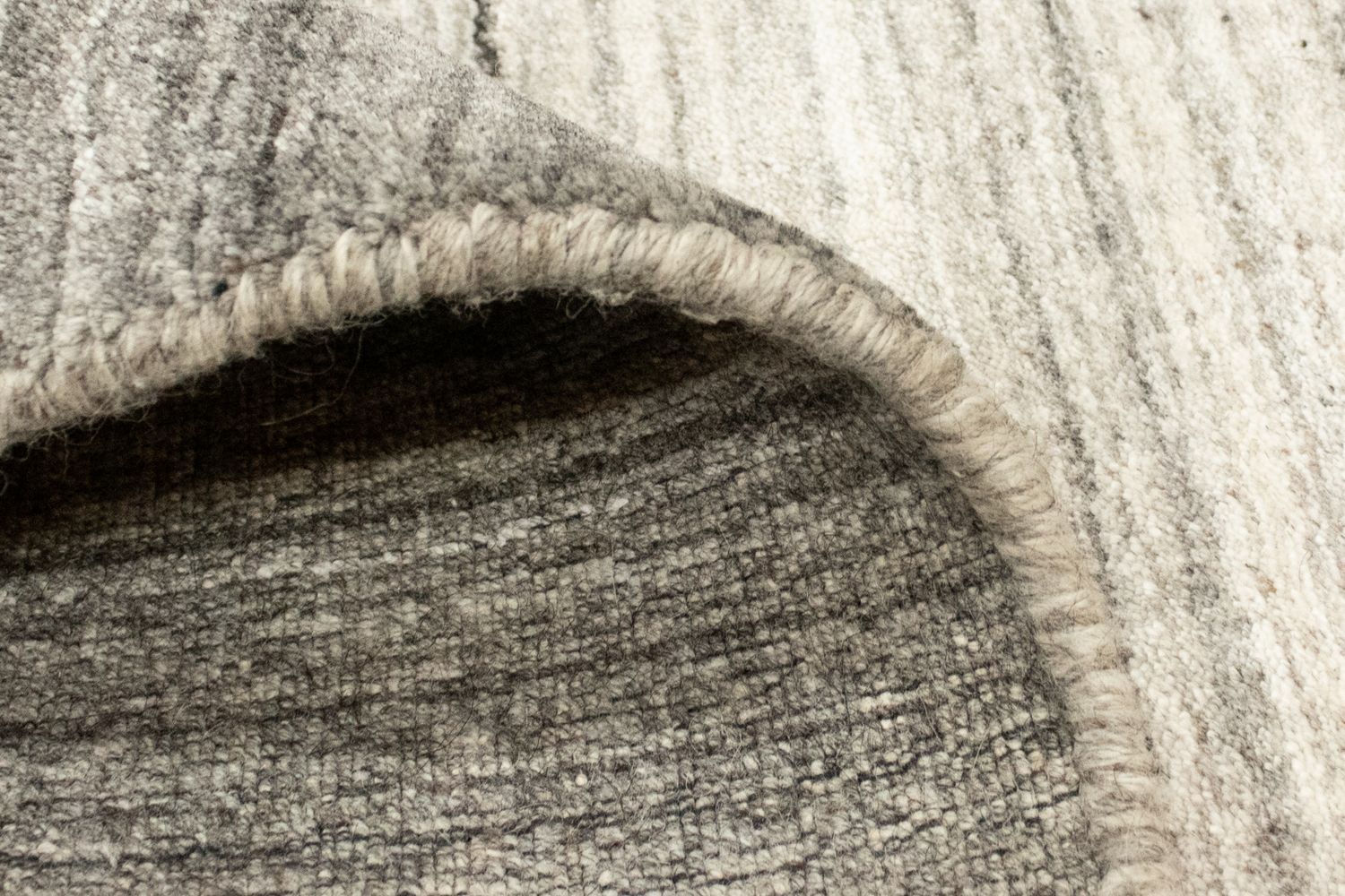 Alfombra Gabbeh - Loribaft Persa - 200 x 140 cm - gris