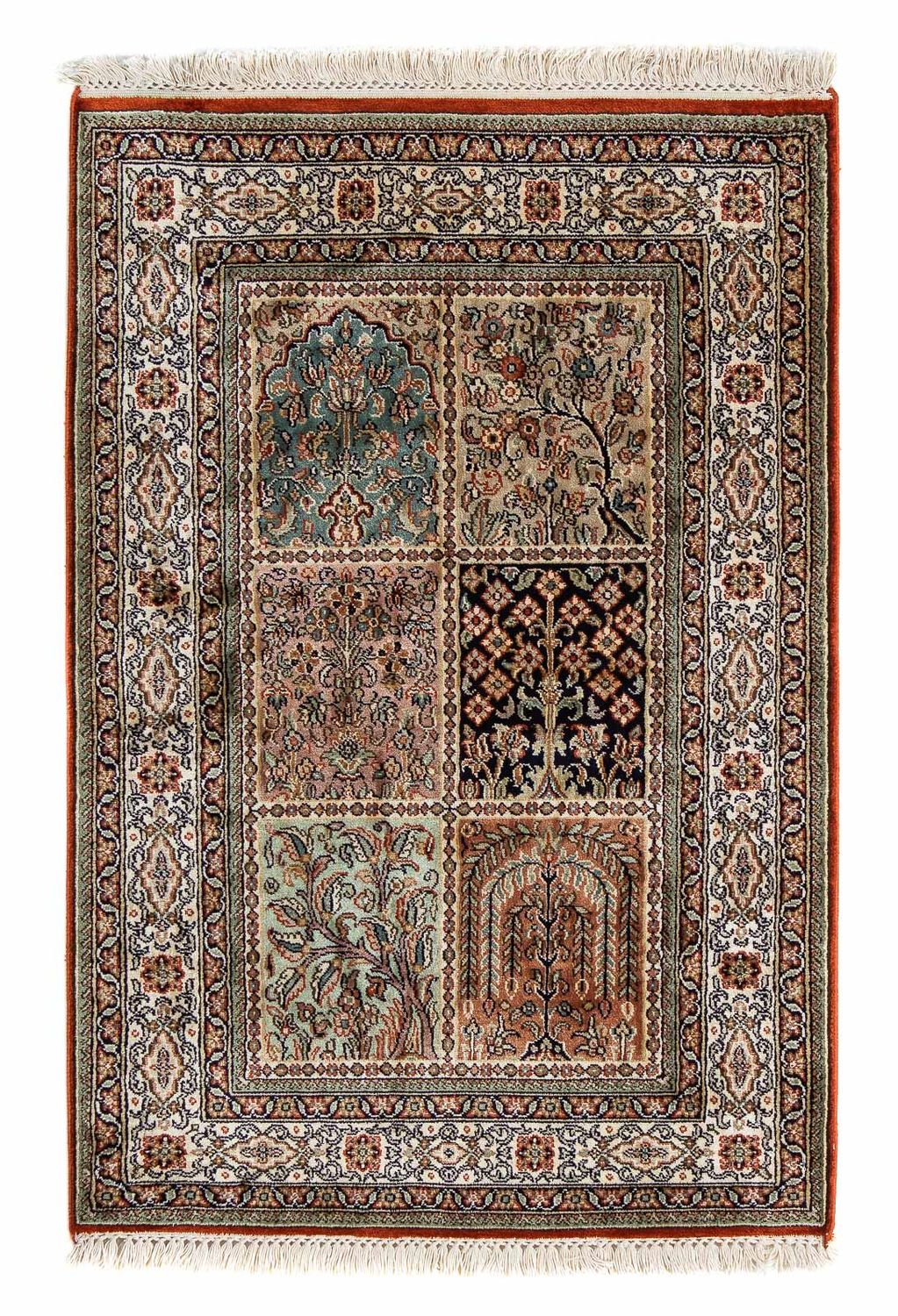 Alfombra persa - Clásica - 89 x 61 cm - multicolor