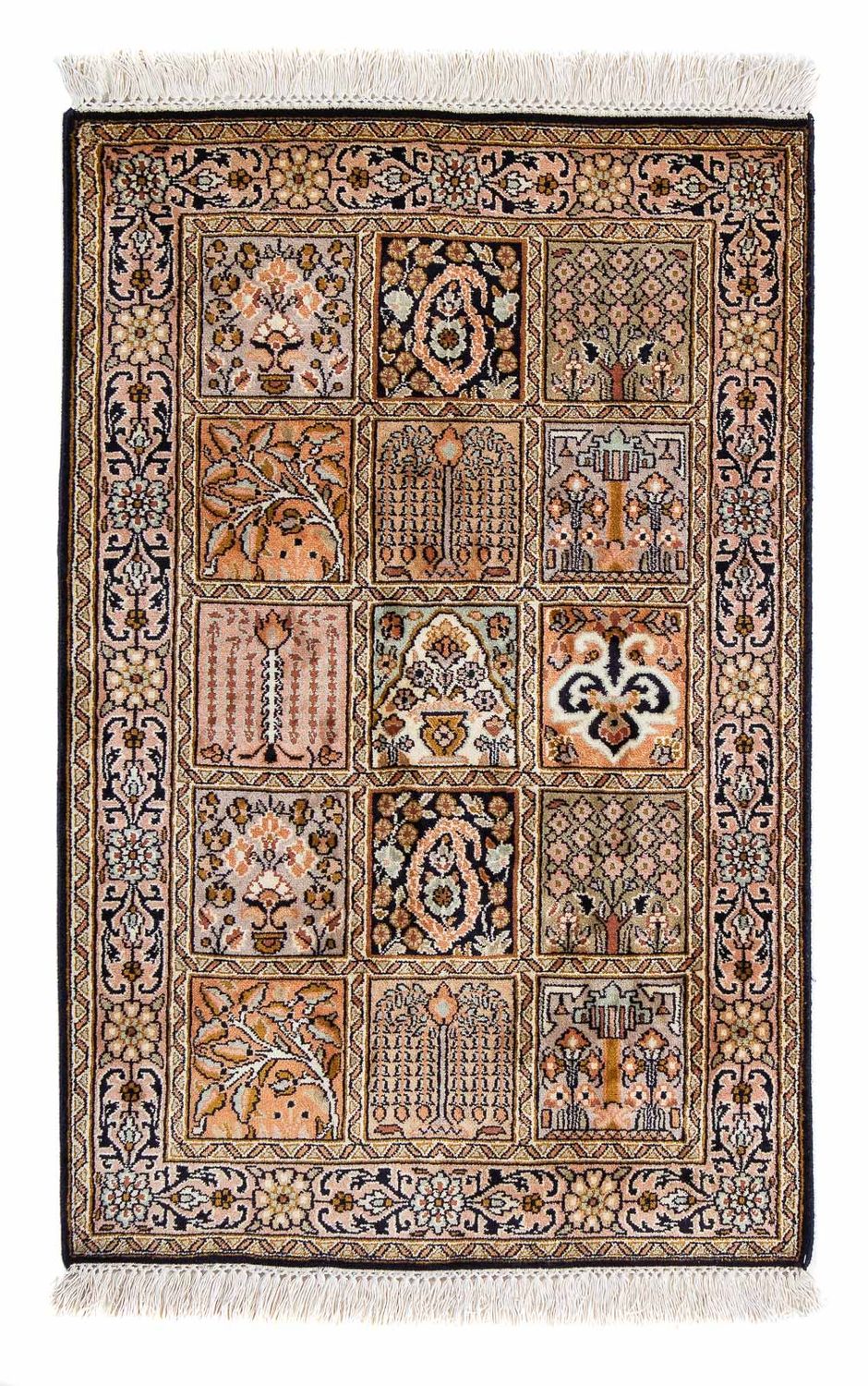Alfombra persa - Clásica - 97 x 63 cm - multicolor