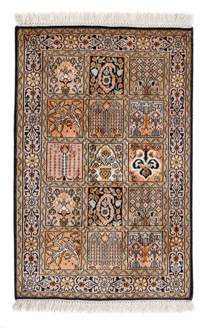 Alfombra persa - Clásica - 97 x 63 cm - multicolor
