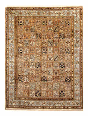 Alfombra de seda - Seda de Cachemira - 325 x 249 cm - marrón