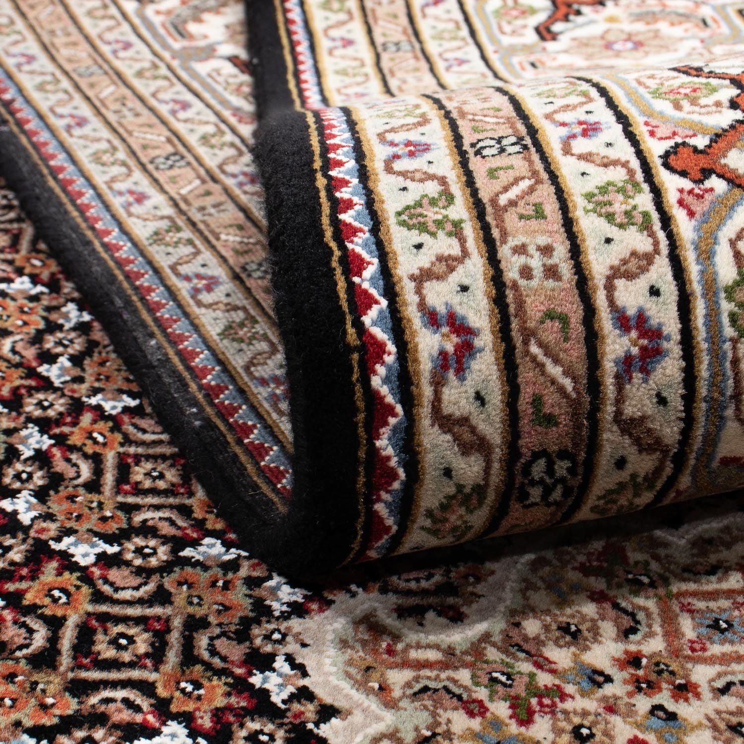 Alfombra persa - Tabriz - 300 x 201 cm - azul oscuro