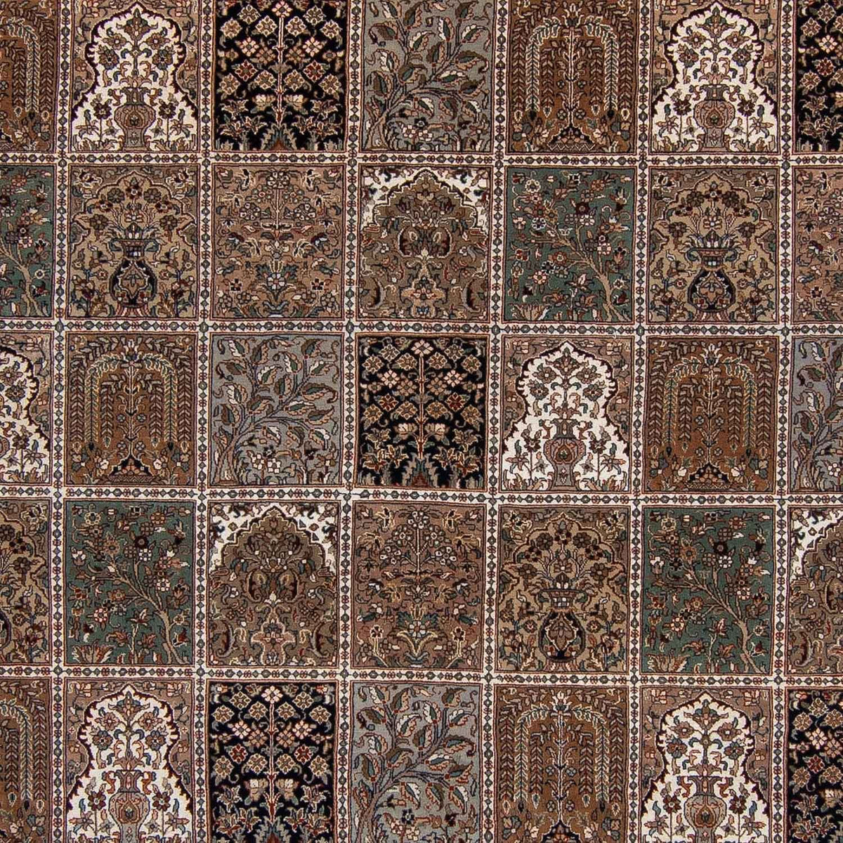 Alfombra persa - Nómada - 345 x 256 cm - marrón claro