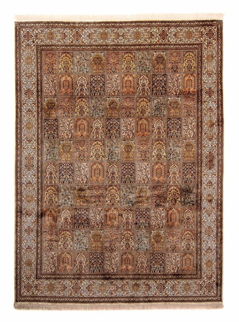 Alfombra de seda - Seda de Cachemira - 332 x 248 cm - marrón