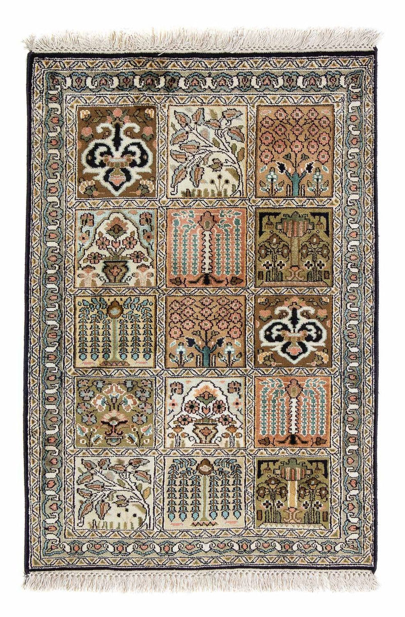 Alfombra persa - Clásica - 91 x 62 cm - multicolor