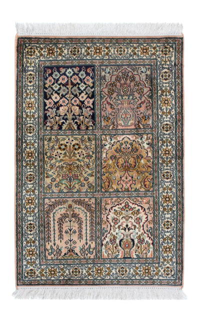 Seda de Cachemira Alfombra 64x95cm - Alfombra oriental