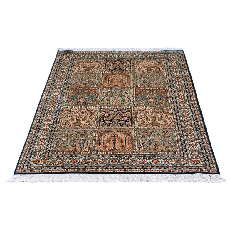 Alfombra de seda - Seda de Cachemira - 150 x 92 cm - multicolor