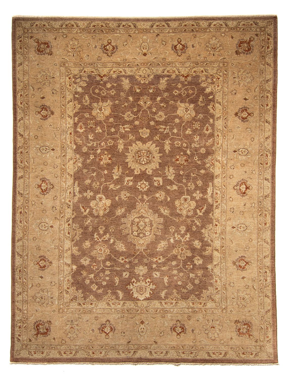 Alfombra Ziegler - 369 x 270 cm - marrón oscuro