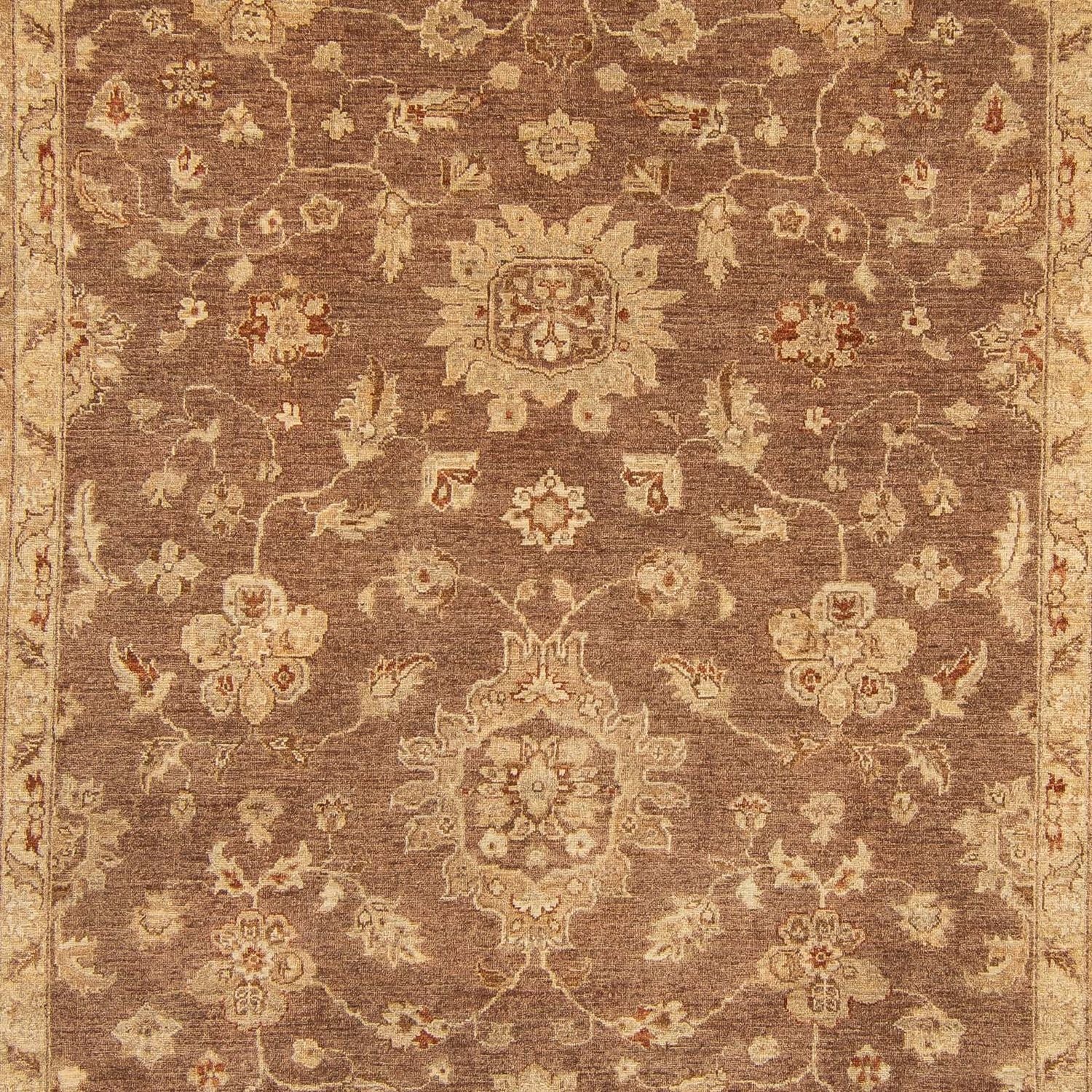 Alfombra Ziegler - 369 x 270 cm - marrón oscuro