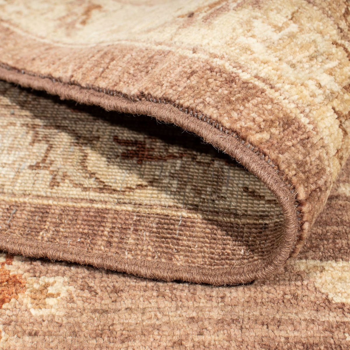 Alfombra Ziegler - 369 x 270 cm - marrón oscuro