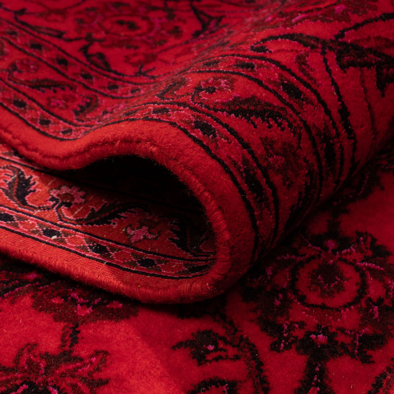 Alfombra persa - Nain - 306 x 197 cm - rojo oscuro