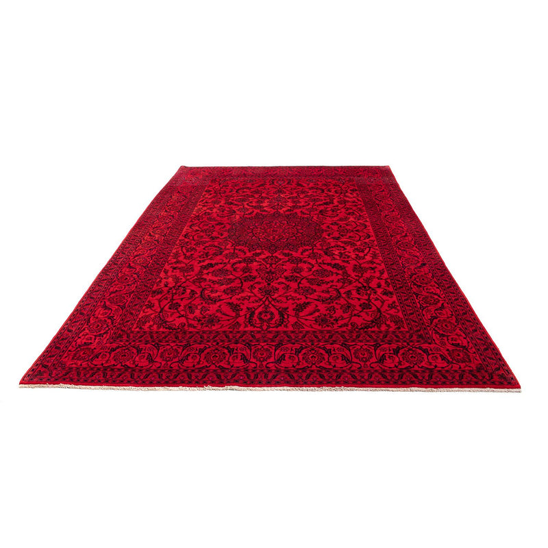 Alfombra persa - Nain - 306 x 197 cm - rojo oscuro