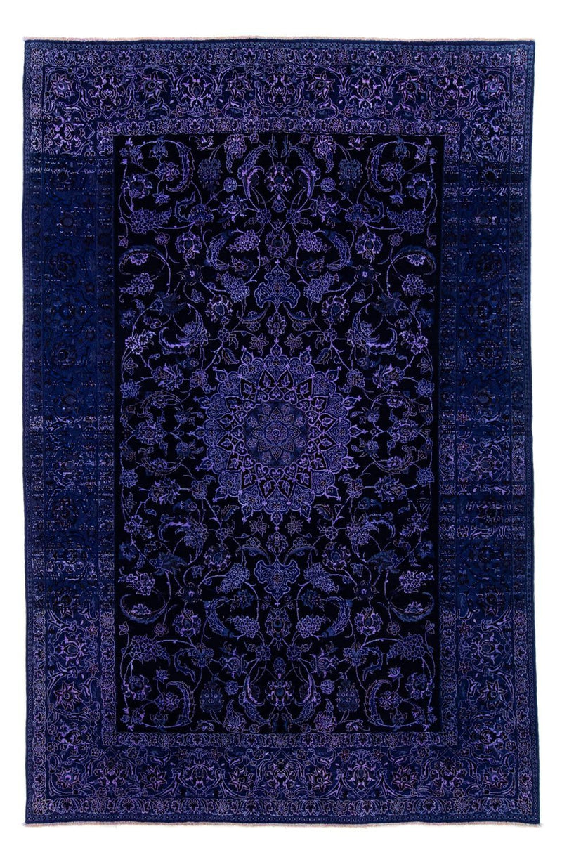 Alfombra persa - Nain - 295 x 193 cm - azul oscuro