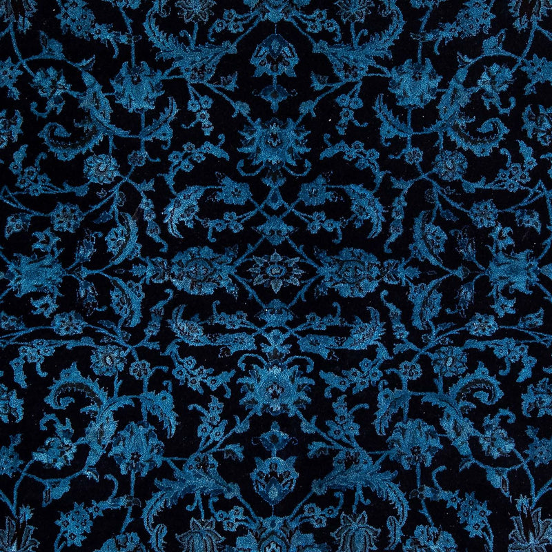 Alfombra persa - Nain - 299 x 200 cm - azul oscuro