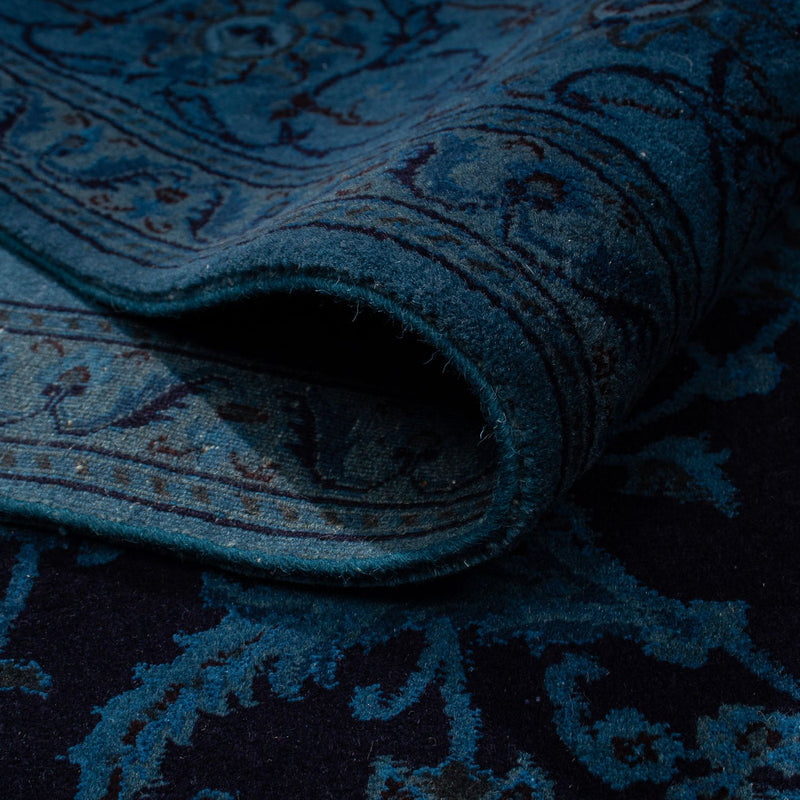 Alfombra persa - Nain - 299 x 200 cm - azul oscuro