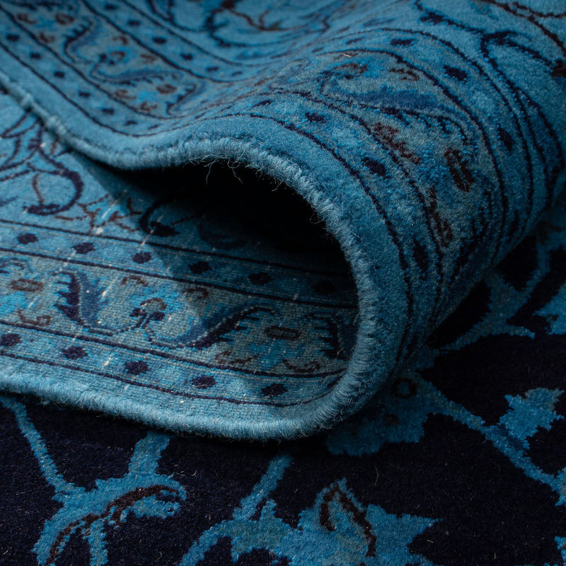 Alfombra persa - Nain - 298 x 200 cm - azul oscuro